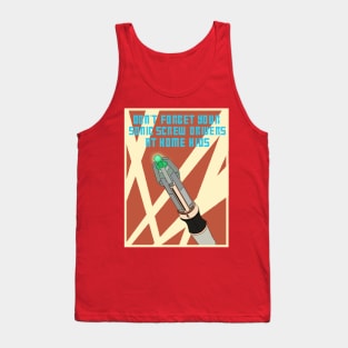 Sonic Screwdriver Ad Tank Top